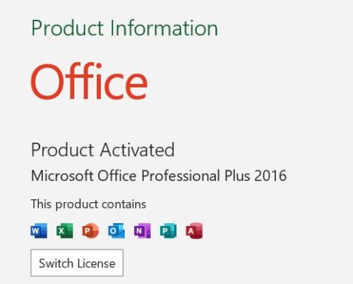 Microsoft Office 2016 Professional Plus – License Key photo review